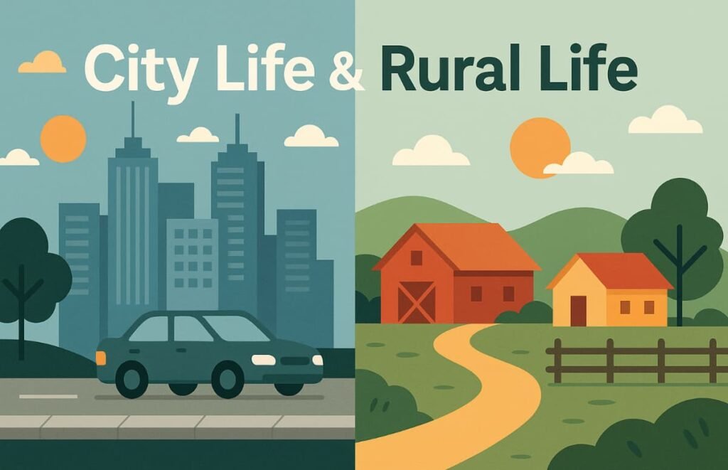 City Life and Rural Life Paragraph For All Classes Of Students