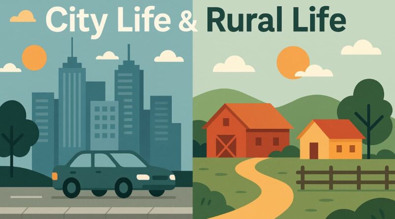 City Life and Rural Life Paragraph For All Classes Of Students