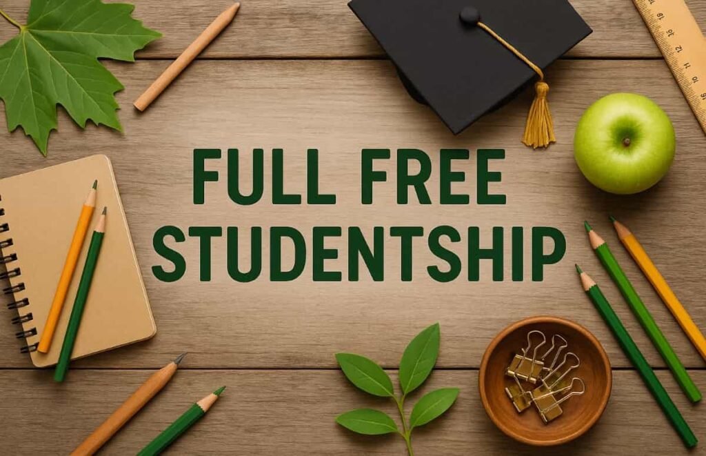 Full Free Studentship Application For Classes Of Students