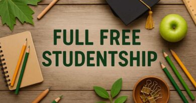 Full Free Studentship Application For Classes Of Students