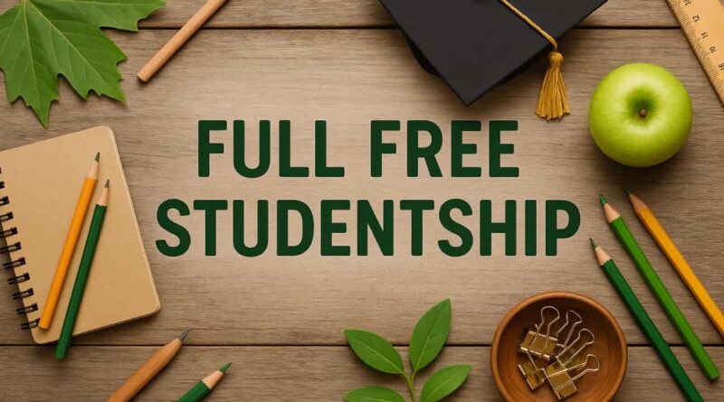 Full Free Studentship Application For Classes Of Students