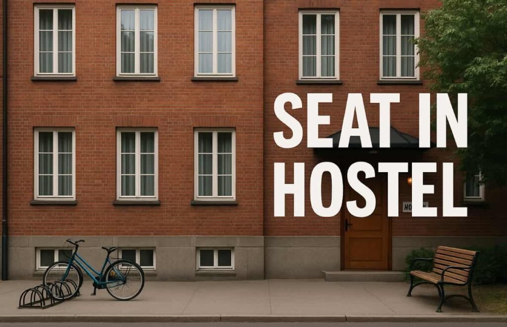 Seat in Hostel Application for School, College, and University