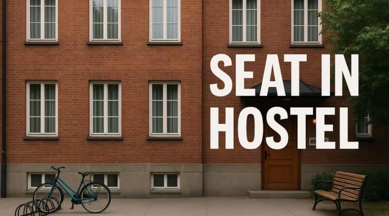 Seat in Hostel Application for School, College, and University