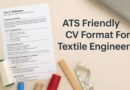 ATS-Friendly CV Format for Textile Engineers