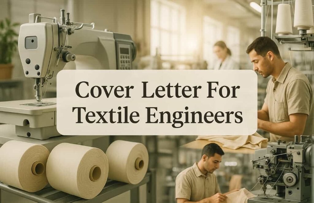 Easy & Best Creative Cover Letter For Textile Job