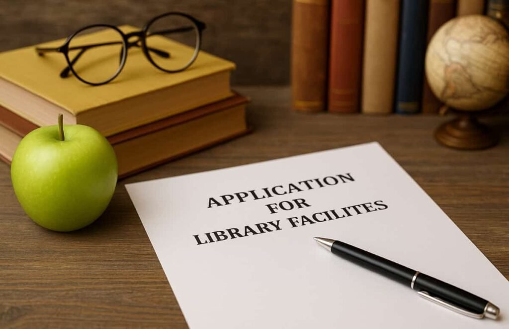 Application for Library Facilities For School, College, & University