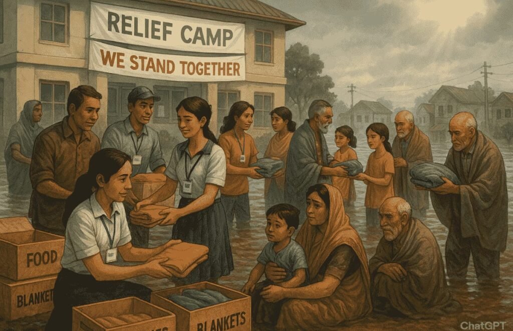 Relief Camp Application for the Flood-Affected People for School, College and University