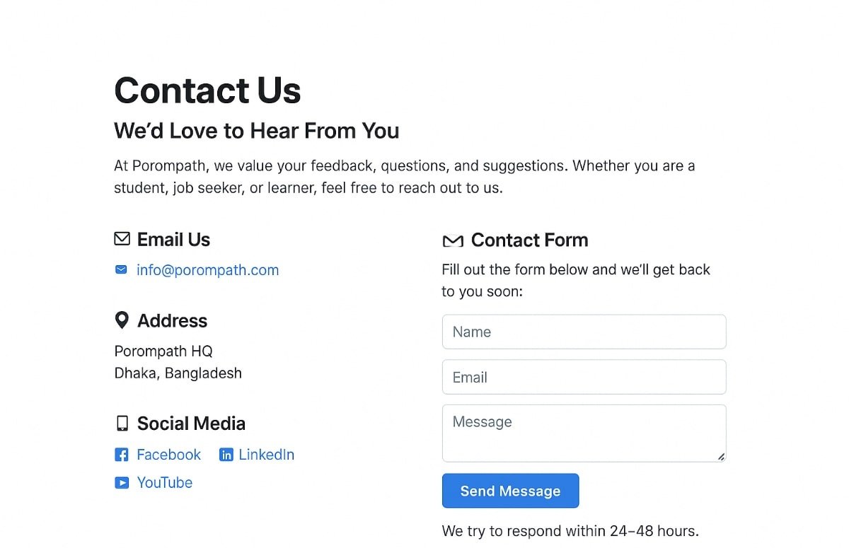 Contact Us-Porompath