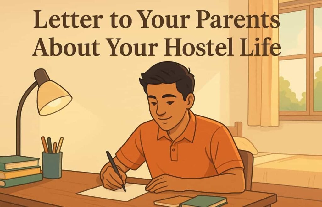 Letter to your parents about your hostel life—Example for Students