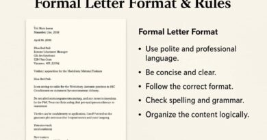 Formal Letter For All Classes Of Students: Format, Rules & FAQ