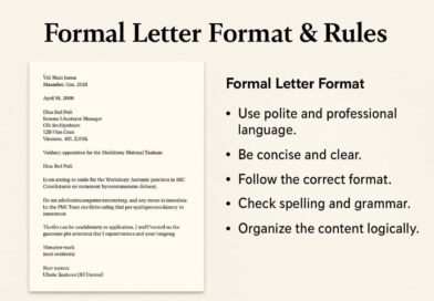Formal Letter For All Classes Of Students: Format, Rules & FAQ