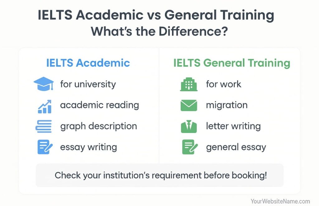 Academic vs General Training – Which One Should You Choose?