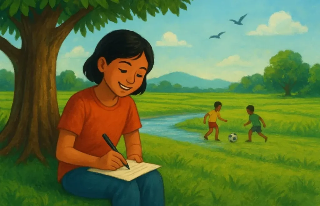 Letter to your friend describing village life, For All Types of exams