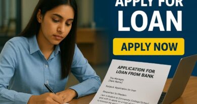 Apply for Loan from Bank – Samples for School, College & University