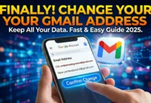 How to change Gmail address without losing data in 2025