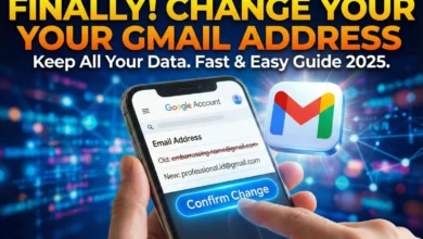 How to change Gmail address without losing data in 2025