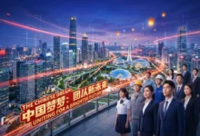 Chinese Dream timeline infographic 2012-2049 showing major milestones and development goals